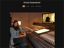 Tablet Screenshot of enricasciandrone.com